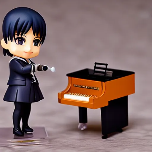 Image similar to kaoru nishimi nendoroid with a piano