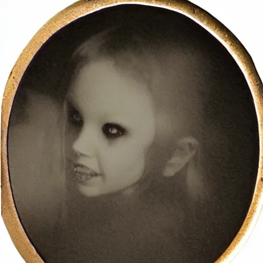 Image similar to creepy scary horror dream dark mezzotint samantha ring old photograph cursed