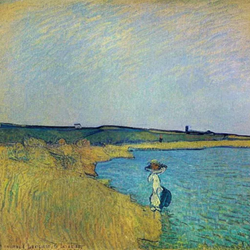 Prompt: cuckmere painted by toulouse - lautrec