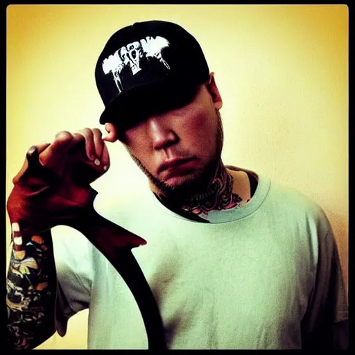 Image similar to “limp bizkit Fred durst but asian”