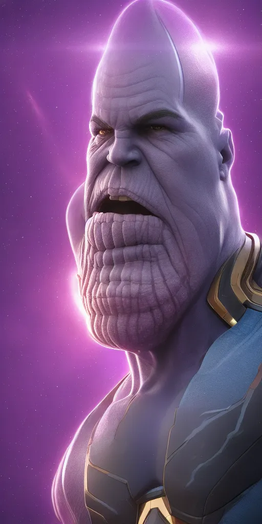 Image similar to Thanos is Santa, hyperdetailed, artstation, cgsociety, 8k