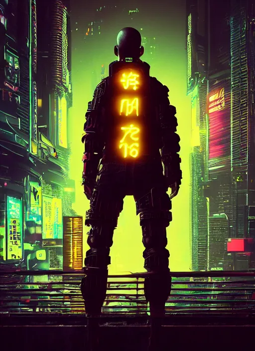 Prompt: Cyberpunk Saitama, Neon, dark atmosphere, cinematic shot, intricate, ornate, photorealistic, ultra detailed, realistic, 100mm, photography, octane, high definition, depth of field, bokeh, 8k, artstation