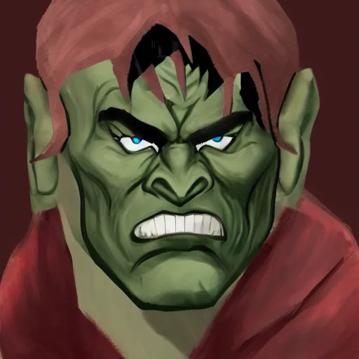 Image similar to a half-orc