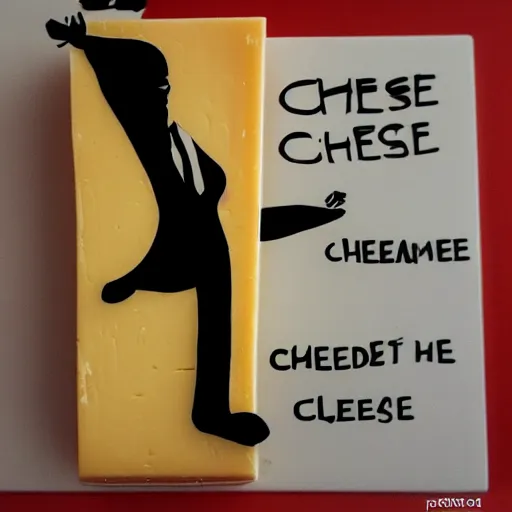 Prompt: cheese john cleese made out of cheese cheese