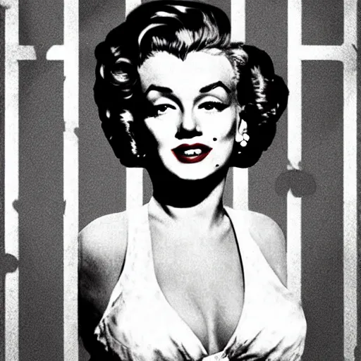 Image similar to atomic marilyn