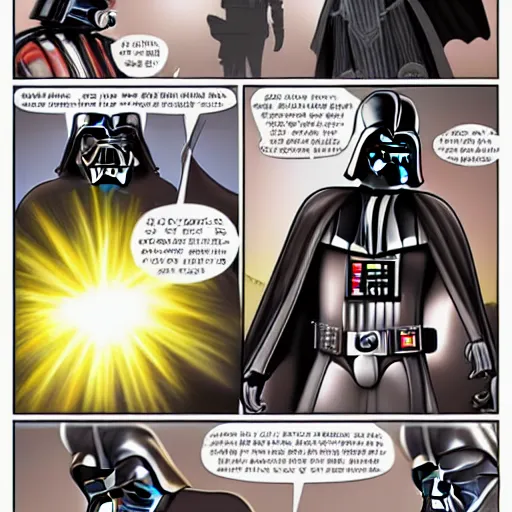 Image similar to anthro sun fights darth vader