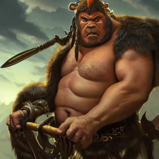 Image similar to upper body portrait of a heavily armoured hulking herculean chiseled john candy as a fantasy barbarian pirate orc ork, sunrays, cinematic lighting, photorealistic, octane render, 8 k, depth of field, 3 d, art by artgerm and greg rutkowski and alphonse mucha and uang guangjian and gil elvgren and sachin ten