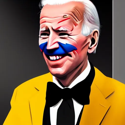 Image similar to joe biden as the joker