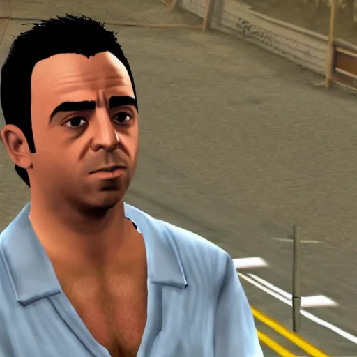 Prompt: xavi hernandez in gta san andreas ps 2