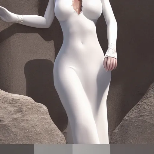 Prompt: muscular oiled woman wearing white ao dai back, fat, ultra realistic, concept art, intricate details, highly detailed, photorealistic, octane render, 8 k, unreal engine.