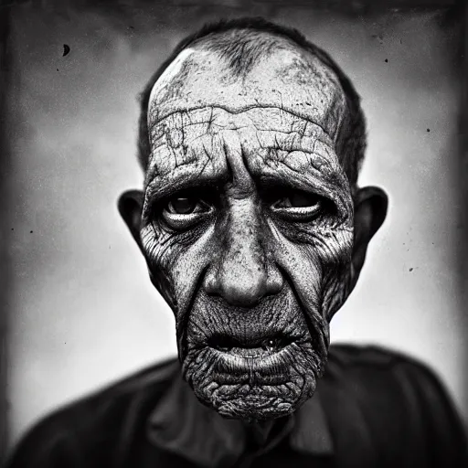 Image similar to portrait of a martian by lee jeffries