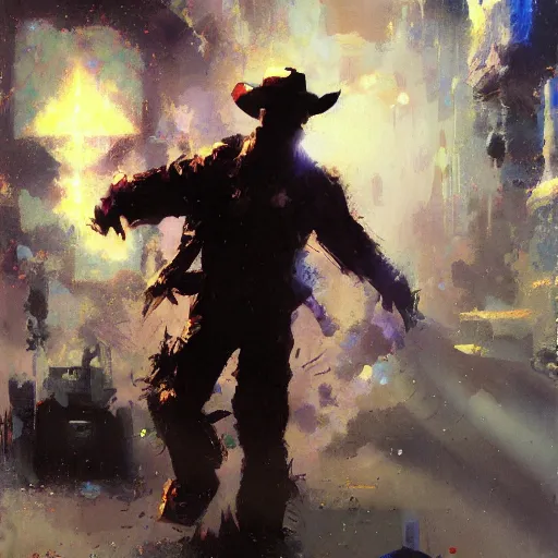 Prompt: space cowboy by craig mullins