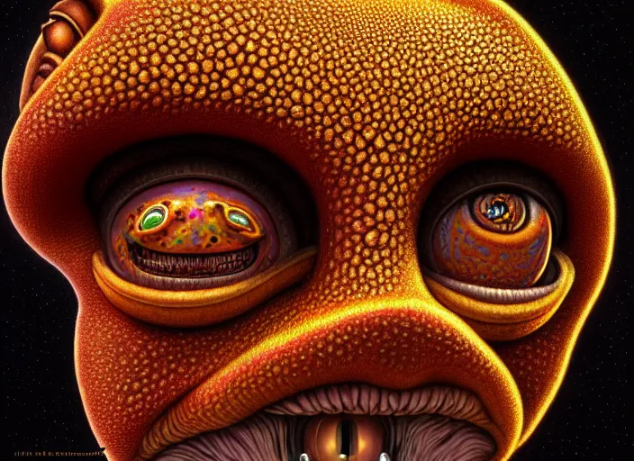 Image similar to anthropomorphic cheese head in iridescent darkyiron mr bean tripping balls, intricate, elegant, highly detailed face, wide angle, digital painting, artstation, concept art, sharp focus, illustration, art by artgerm, bob eggleton, stephen hickman, richard corben, wayne barlowe, greg rutkowski, alphonse mucha, 8 k