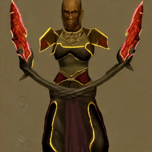 Image similar to morrowind character