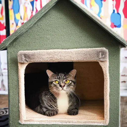 Image similar to photo of a cat house