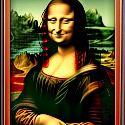 Prompt: uncropped mona lisa