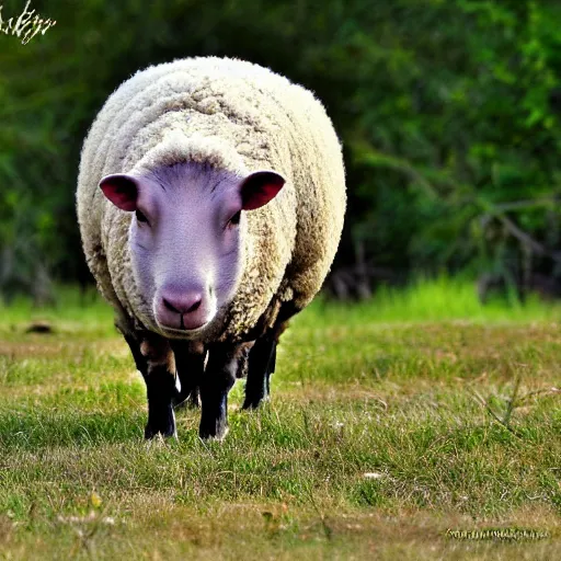 Prompt: sheep hippo nature photography