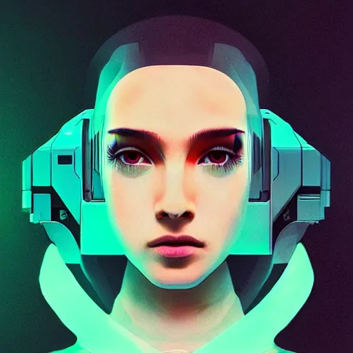 Prompt: portrait androgynous sci - fi girl, blade runner 2 0 4 9, cassette futurism, futuristic metropolis, digital art, pop art by hsiao - ron cheng