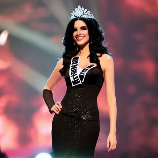 Image similar to yennefer at the miss universe pageant