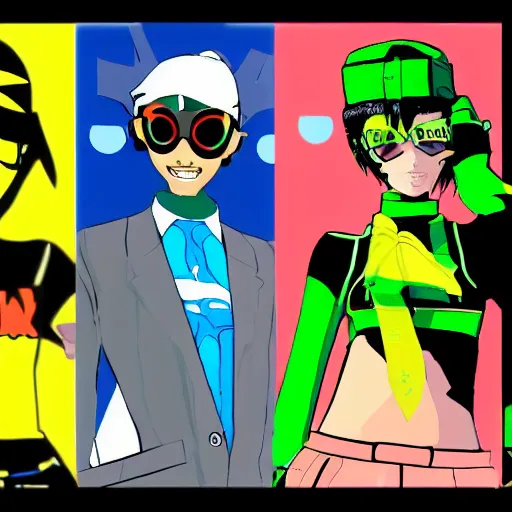 Image similar to jet set radio character