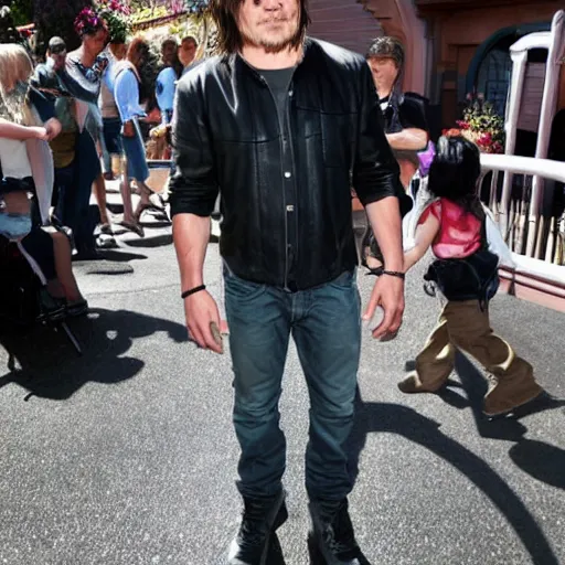 Image similar to norman reedus at disneyland