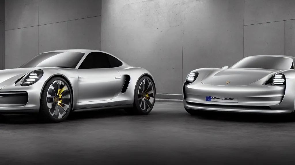 Image similar to photo of a porsche concept car