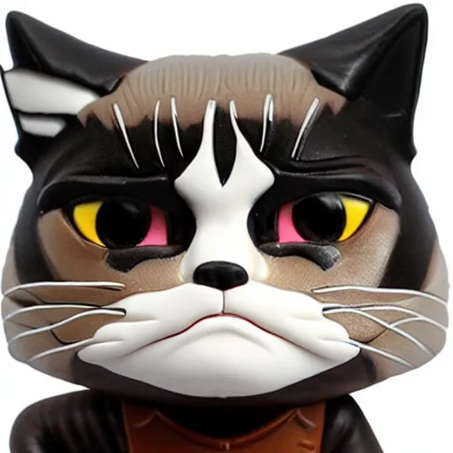 Image similar to grumpy cat bobble head toy