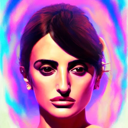 Prompt: portrait of penelope cruz, futuristic and ethereal, expressive pose, Fauvism, highly detailed, digital painting, artstation, concept art, smooth, sharp focus, by Jean Auguste Dominique Ingres