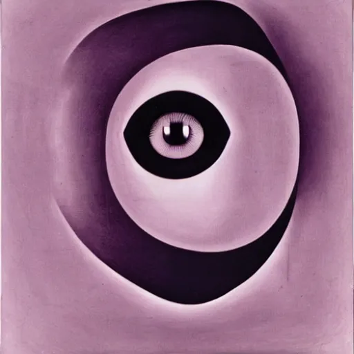 Prompt: eye hologram by oskar schlemmer