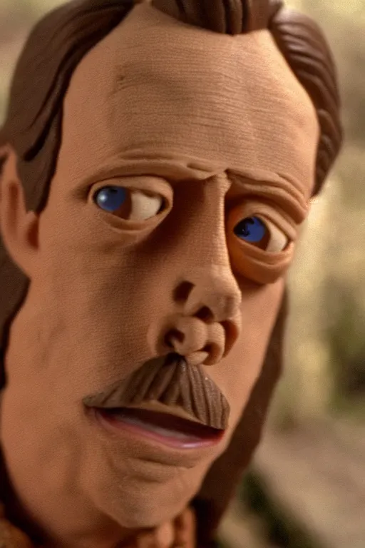 Image similar to film still of steve buscemi made out of bread in lord of the rings, 4 k