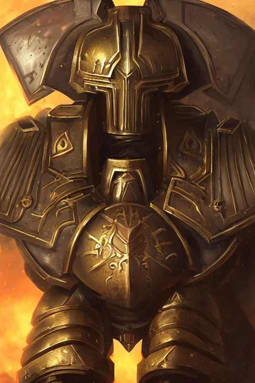 Image similar to armor portrait heros warhammer 4 0 k horus heresy fanart - the primarchs emperor by johannes helgeson animated with vfx concept artist & illustrator global illumination ray tracing hdr fanart arstation zbrush central hardmesh 8 k octane renderer comics stylized