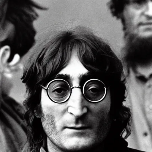 Image similar to a captured photograph of john lennon in the taliban - 5 0 0