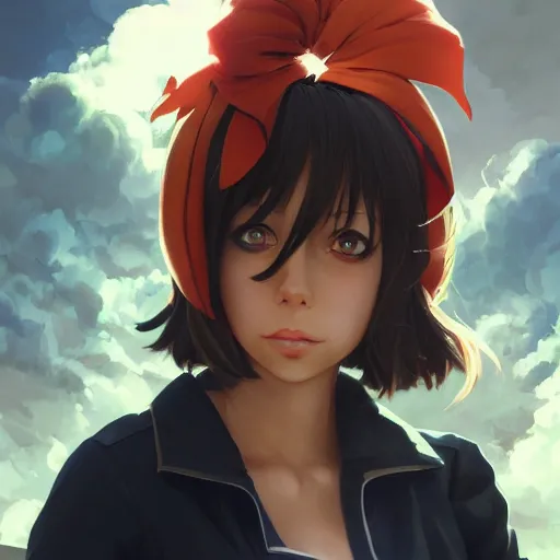 Image similar to An anime portrait of Aubrey Plaza, by Stanley Artgerm Lau, WLOP, Rossdraws, James Jean, Andrei Riabovitchev, Marc Simonetti, and Sakimichan, tranding on artstation