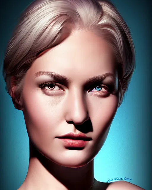 Prompt: lovely adult woman character portrait, by peter morbacher, highly detailed, dynamic shadows, 4 k, splash art