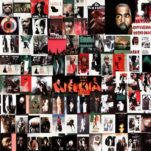 Image similar to kanye west album covers