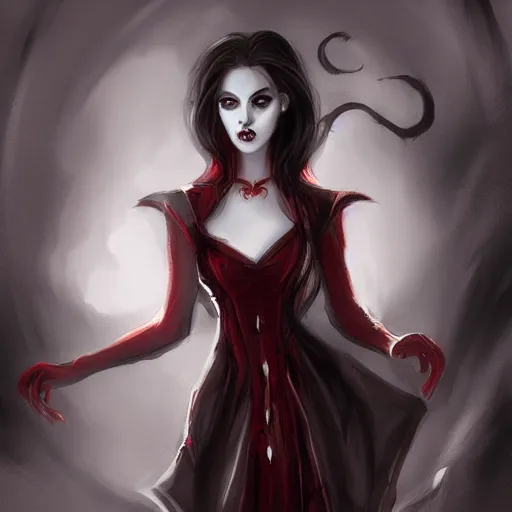 Image similar to the vampire girl portrait, fantasy art, concept art, H 1000