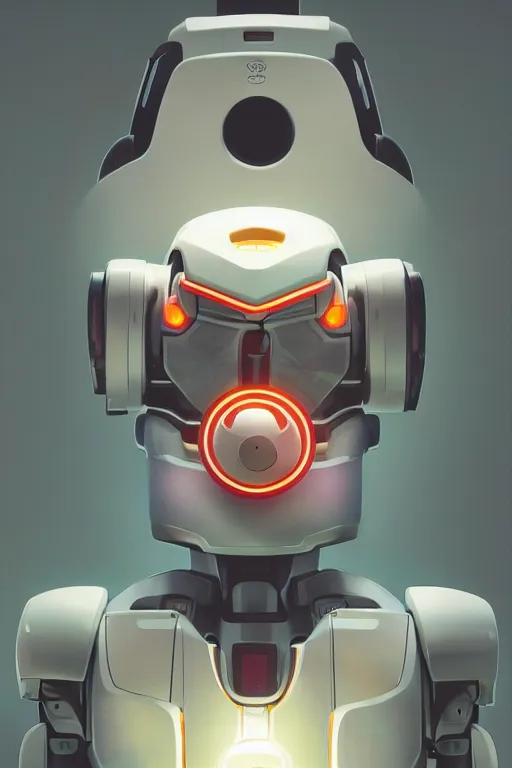 Image similar to metabots medabots medarotto medarot robot minimalist comics helmet mask neon cybereye, behance hd by jesper ejsing, by rhads, makoto shinkai and lois van baarle, ilya kuvshinov, rossdraws global illumination ray tracing hdr radiating a glowing aura