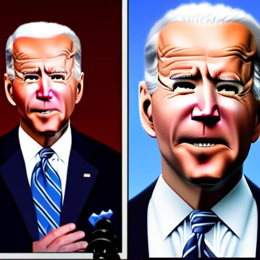 Image similar to joe biden as a character in a pixar movie