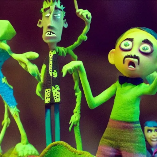 Prompt: claymation in the style of paranorman