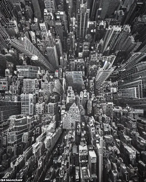 Image similar to new york city, made of intricate decorative lace leaf skeleton, shot from a drone, in the style of the dutch masters and gregory crewdson, dark and moody