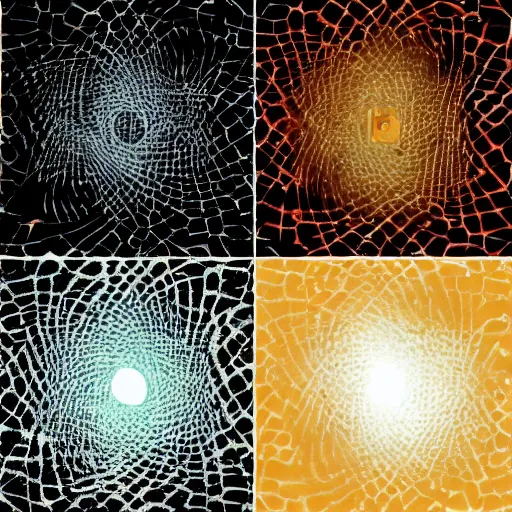 Image similar to polarized light photomagnetograph of muonic scattering among magnetic nanopillar oscillators with phonon reinforcement for plasma fusion spiral compression quantum bifringement leading to spectral alignment and coherence