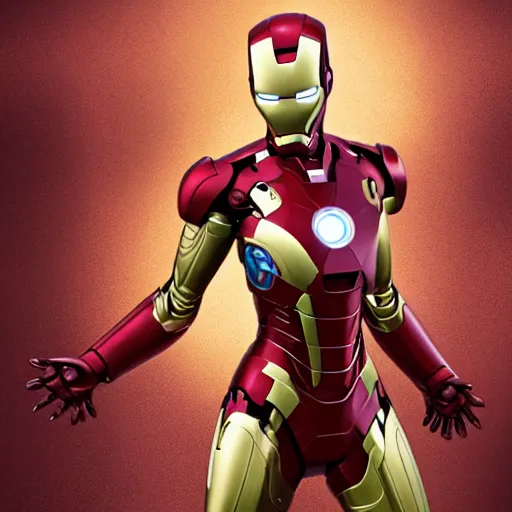 Image similar to female iron man