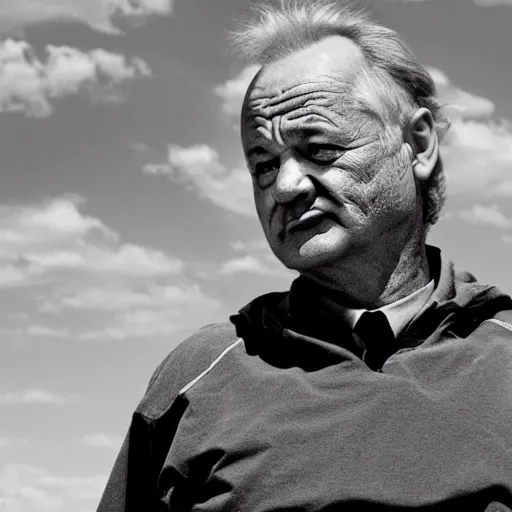 Image similar to bill murray playing a role in breaking bad, film still, promotional shot