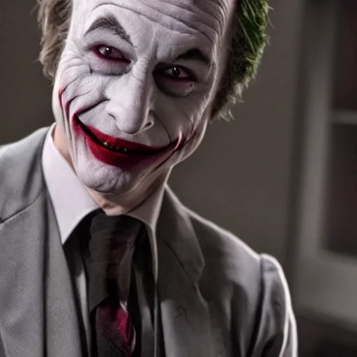 Prompt: bob odenkirk as the Joker