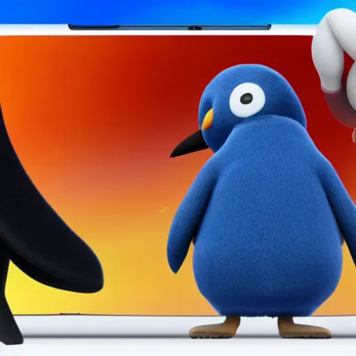 Image similar to Pingu on Super Smash bros ultimate, Nintendo switch