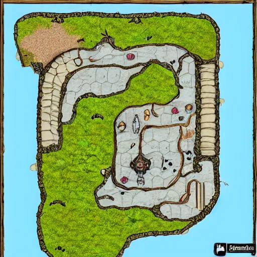 Prompt: dnd battlemap