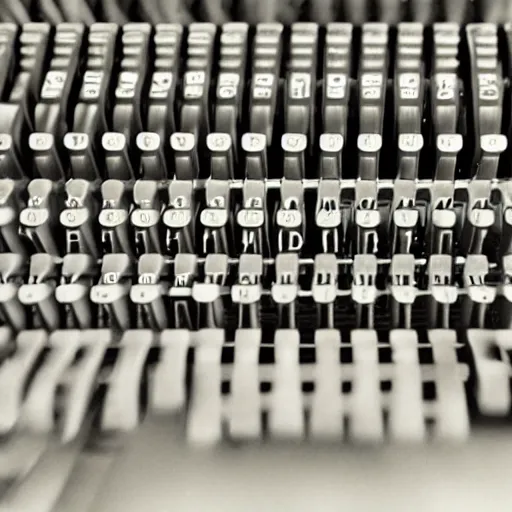 Prompt: a thousand monkeys typing on a thousand typewriters