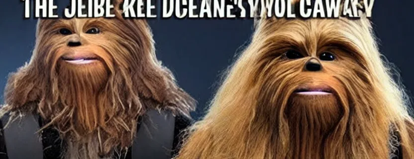 Image similar to the jew version of chewbacca