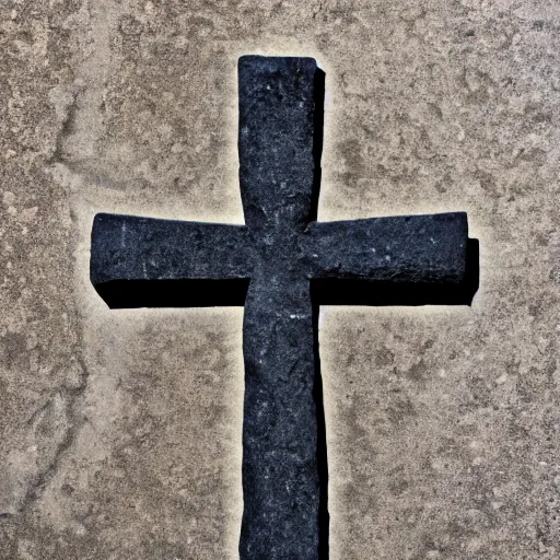 Prompt: a cross between a stone and a man