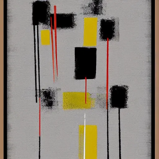 Image similar to Mid Century Modern Minimalist Abstract Art, Art Print, by Bernard Simunovic, trending on Saatchi Art